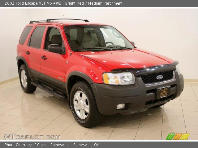 2002 Ford Escape XLT V6 4WD in Bright Red