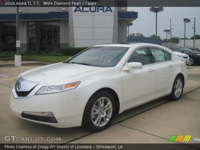 2010 Acura TL 3.5 in White Diamond Pearl