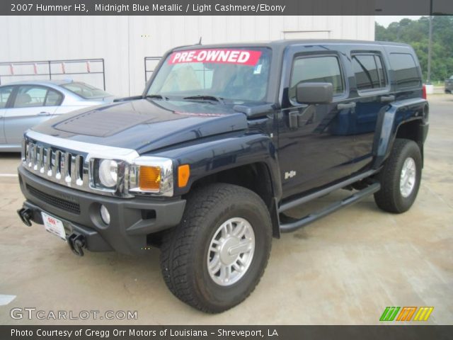 2007 Hummer H3  in Midnight Blue Metallic