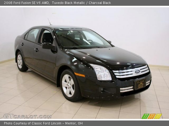 2008 Ford Fusion SE V6 AWD in Tuxedo Black Metallic