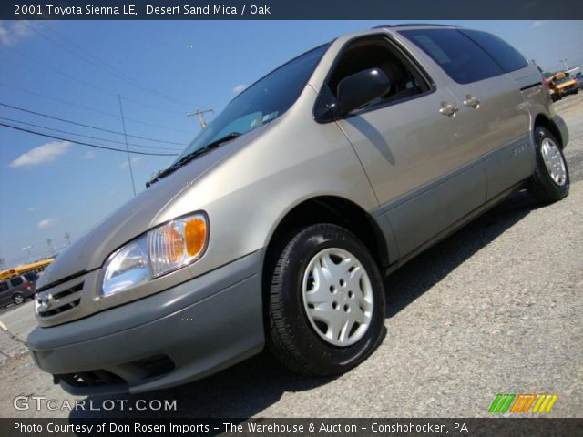 2001 Toyota Sienna LE in Desert Sand Mica
