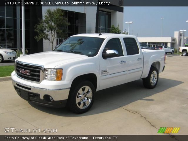 2010 GMC Sierra 1500 SLE Crew Cab in Summit White