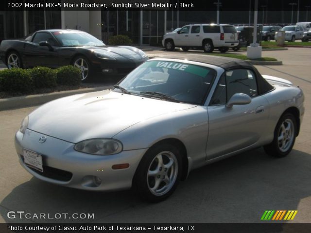 2002 Mazda MX-5 Miata Roadster in Sunlight Silver Metallic