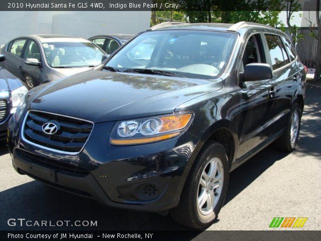 2010 Hyundai Santa Fe GLS 4WD in Indigo Blue Pearl