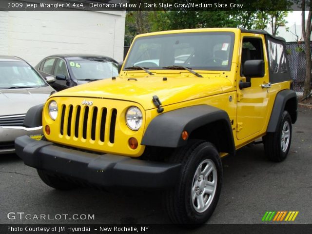 2009 Jeep Wrangler X 4x4 in Detonator Yellow