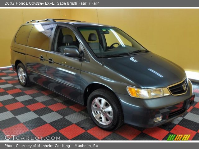 2003 Honda Odyssey EX-L in Sage Brush Pearl