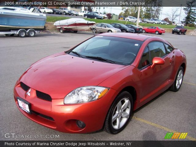 2006 Mitsubishi Eclipse GS Coupe in Sunset Orange Pearlescent