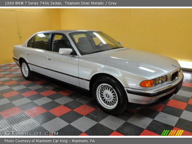 1999 BMW 7 Series 740iL Sedan in Titanium Silver Metallic