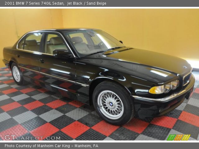 2001 BMW 7 Series 740iL Sedan in Jet Black
