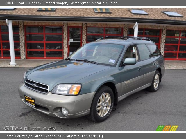 2001 Subaru Outback Limited Wagon in Wintergreen Metallic