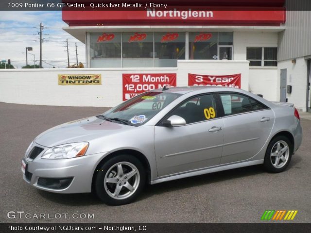 2009 Pontiac G6 GT Sedan in Quicksilver Metallic