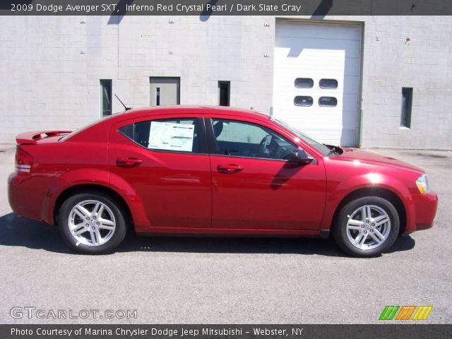 2009 Dodge Avenger SXT in Inferno Red Crystal Pearl