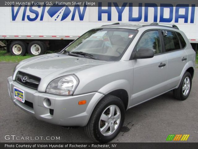 2008 Hyundai Tucson GLS in Platinum Silver