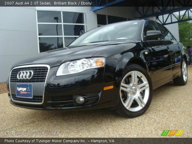 2007 Audi A4 2.0T Sedan in Brilliant Black