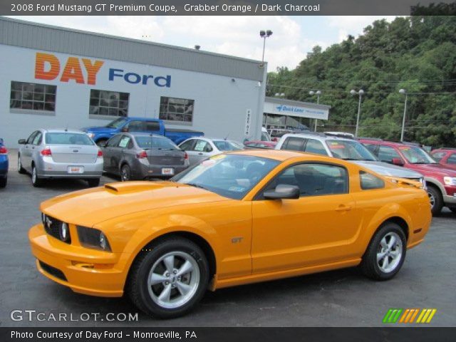 2008 Ford Mustang GT Premium Coupe in Grabber Orange
