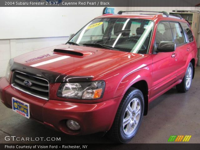 2004 Subaru Forester 2.5 XT in Cayenne Red Pearl