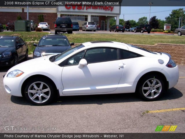 2008 Mitsubishi Eclipse GT Coupe in Northstar White