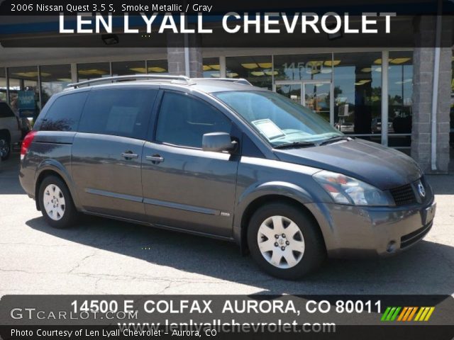 2006 Nissan Quest 3.5 S in Smoke Metallic