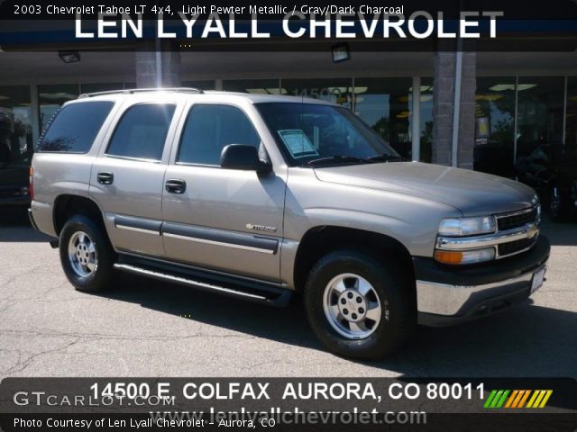 2003 Chevrolet Tahoe LT 4x4 in Light Pewter Metallic