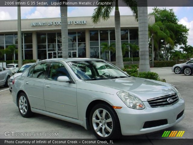 2006 Infiniti G 35 Sedan in Liquid Platinum Metallic