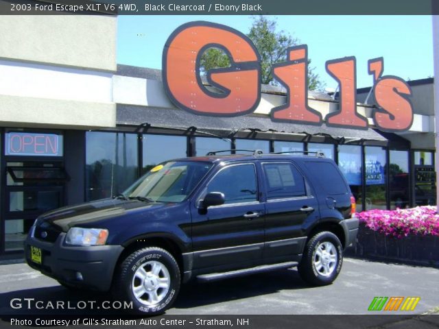 2003 Ford Escape XLT V6 4WD in Black Clearcoat