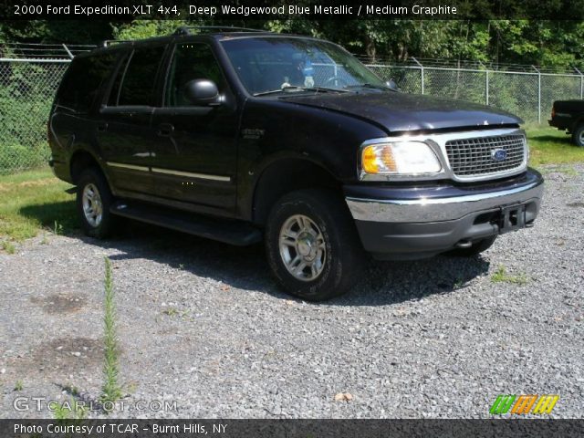 2000 Ford Expedition XLT 4x4 in Deep Wedgewood Blue Metallic