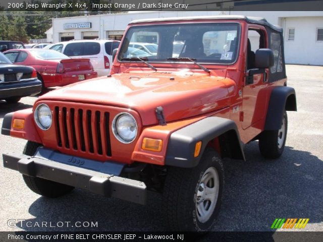 2006 Jeep Wrangler X 4x4 in Impact Orange