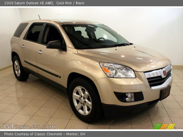 2009 Saturn Outlook XE AWD in Gold Mist