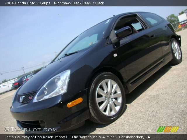 2004 Honda Civic Si Coupe in Nighthawk Black Pearl