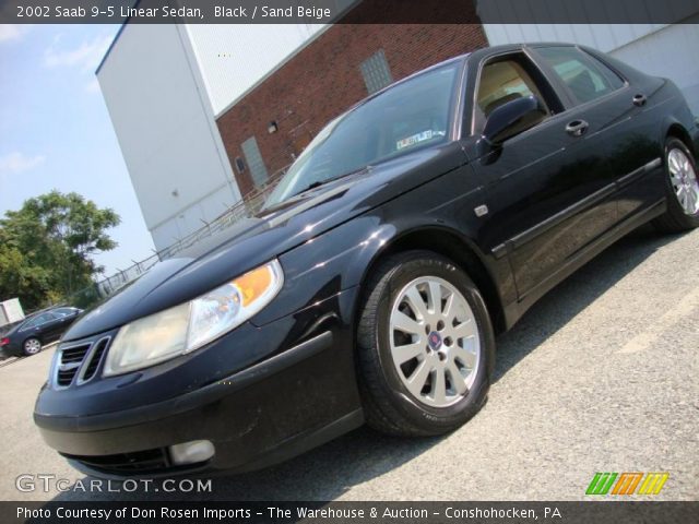2002 Saab 9-5 Linear Sedan in Black