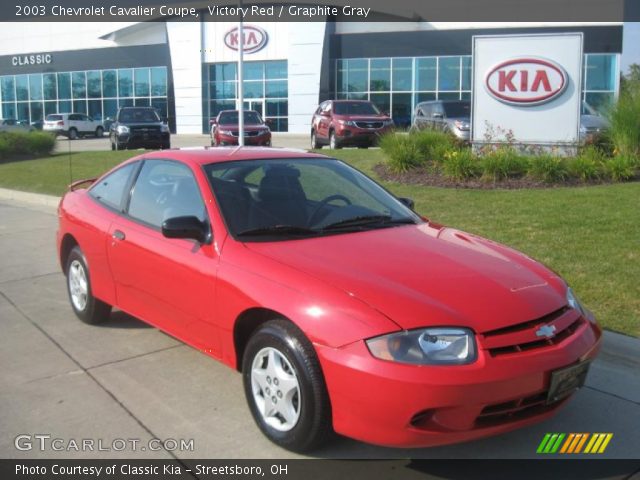 2003 Chevrolet Cavalier Coupe in Victory Red