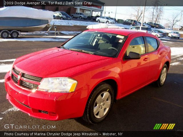 2009 Dodge Avenger SE in Tor Red