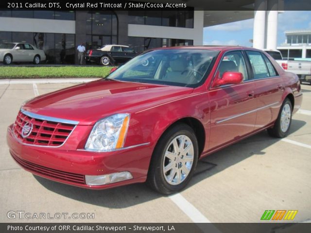 2011 Cadillac DTS  in Crystal Red Tintcoat