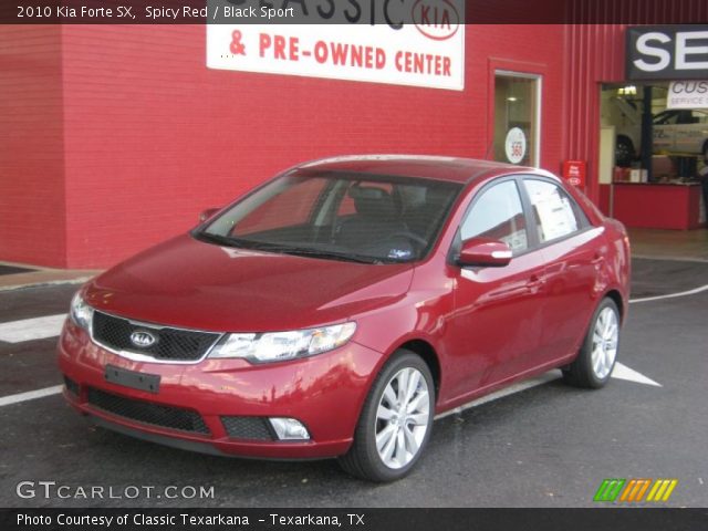 2010 Kia Forte SX in Spicy Red