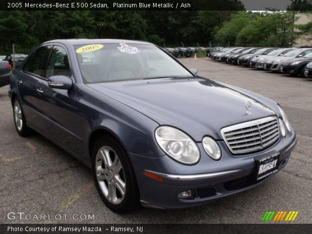 2005 Mercedes-Benz E 500 Sedan in Platinum Blue Metallic