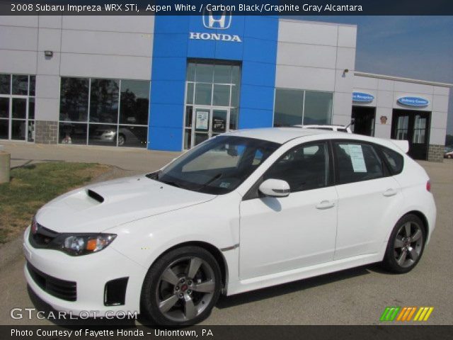 2008 Subaru Impreza WRX STi in Aspen White