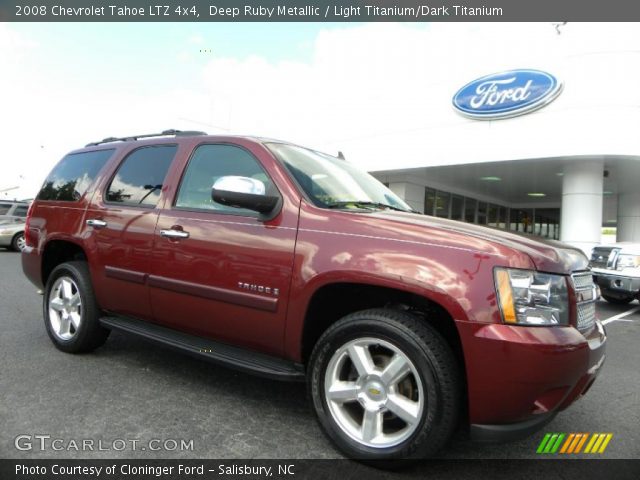 2008 Chevrolet Tahoe LTZ 4x4 in Deep Ruby Metallic