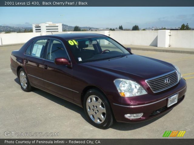 2001 Lexus LS 430 in Black Cherry Pearl