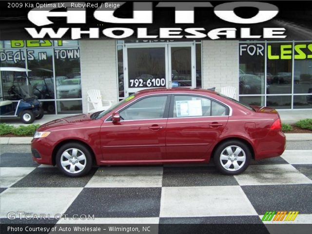 2009 Kia Optima LX in Ruby Red