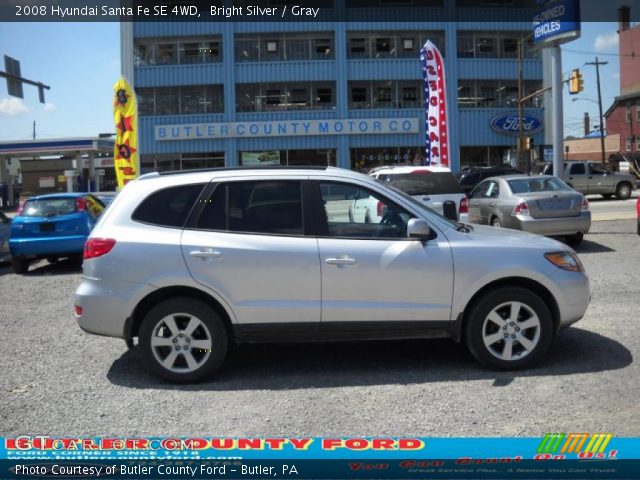 2008 Hyundai Santa Fe SE 4WD in Bright Silver