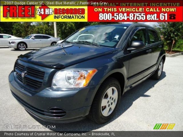 2007 Dodge Caliber SE in Steel Blue Metallic