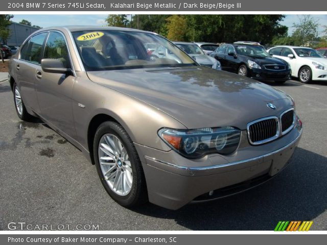 2004 BMW 7 Series 745Li Sedan in Kalahari Beige Metallic