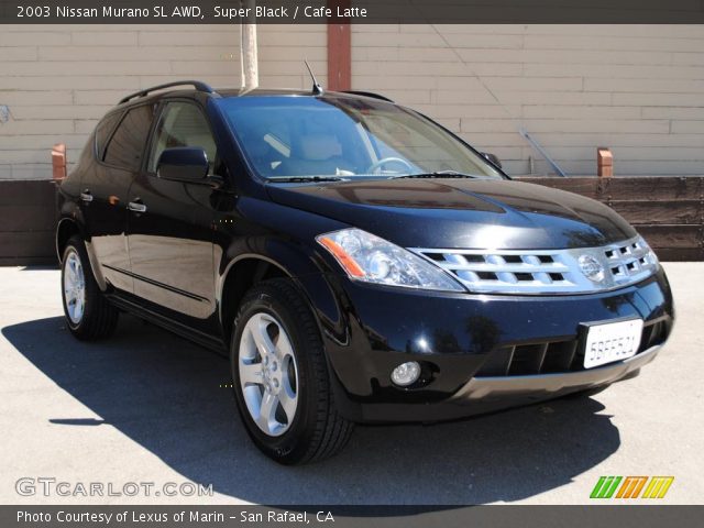 2003 Nissan Murano SL AWD in Super Black