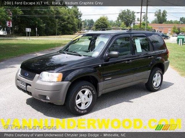 2001 Ford Escape XLT V6 in Black