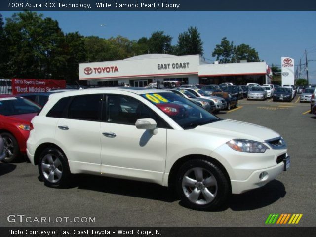 2008 Acura RDX Technology in White Diamond Pearl