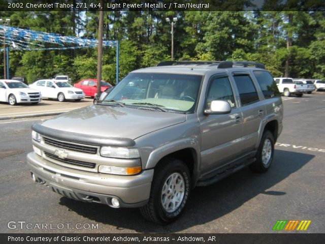 2002 Chevrolet Tahoe Z71 4x4 in Light Pewter Metallic