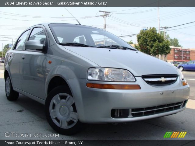 2004 Chevrolet Aveo Sedan in Galaxy Silver Metallic