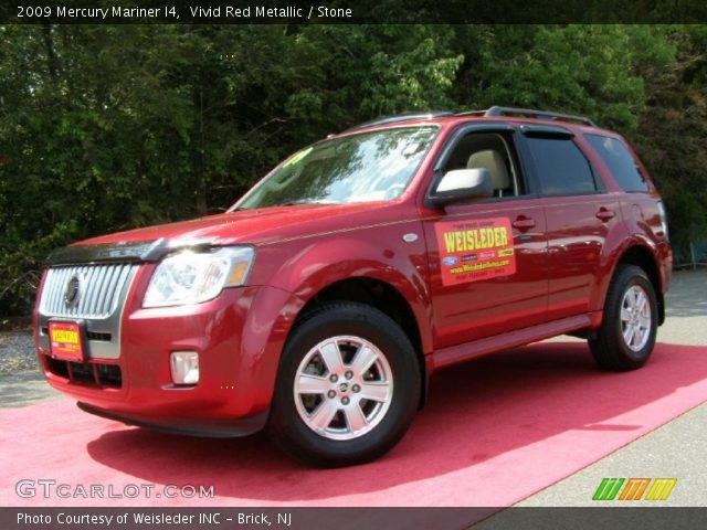 2009 Mercury Mariner I4 in Vivid Red Metallic