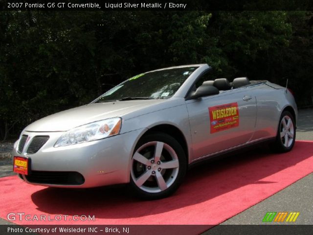 2007 Pontiac G6 GT Convertible in Liquid Silver Metallic