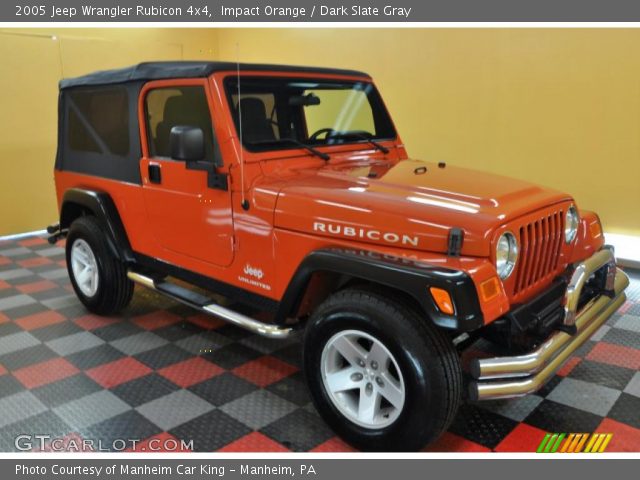 2005 Jeep Wrangler Rubicon 4x4 in Impact Orange